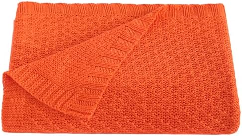 NTBAY Cooling Baby Blanket - Soft Rayon 30x40 Inches Orange 1