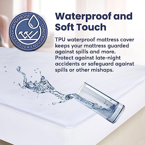 Waterproof Kids Crib Mattress Protector with Zipper