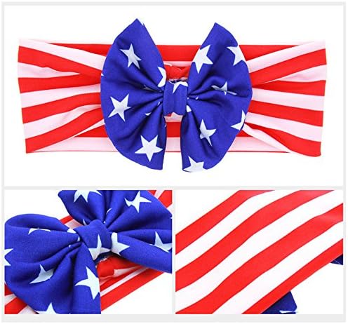 Patiky Baby Headband Stripe Stars 4th of July