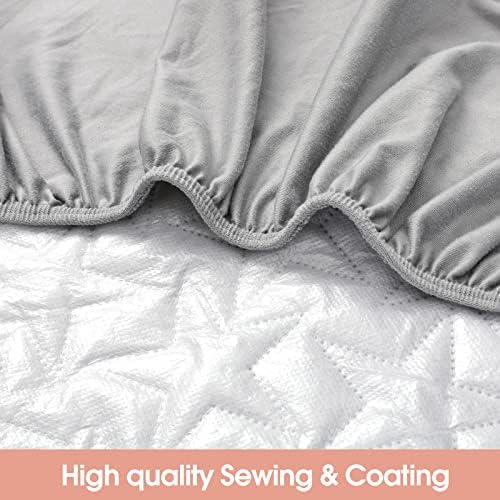 ACRABROS Waterproof Crib Mattress Protector 2-Pack