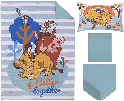 NoJo Disney The Lion King Toddler Bed Set 4 Piece