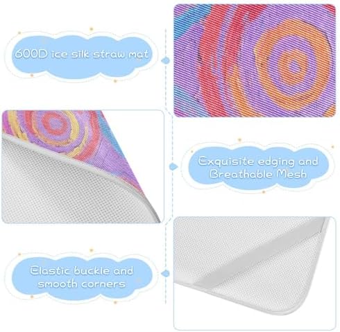 Bohemian Cooling Waterproof Mattress Pad 28x52 for Baby Toddler