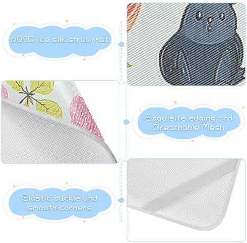 Simple Floral Cute Cartoon Bunnies Mattress Pad 28x52