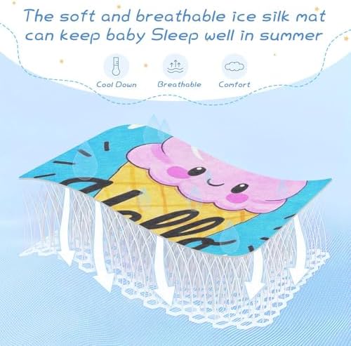Cooling Baby Crib Mattress Sheets with Elastic Band