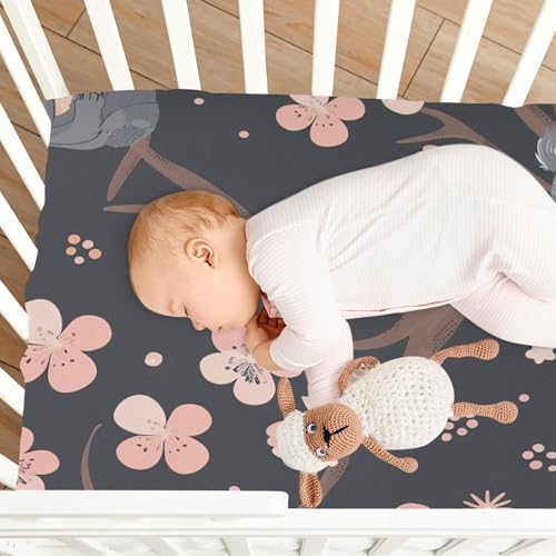 Wajiw Koala Crib Sheets Soft Breathable Fitted Sheets 28x52In 1