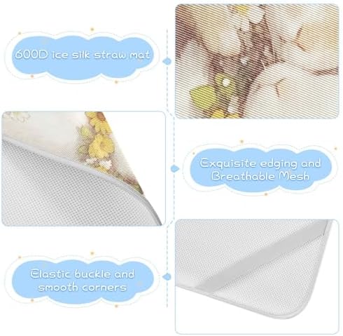 Cooling Bunny Mattress Pad Protector 28x52 Reusable