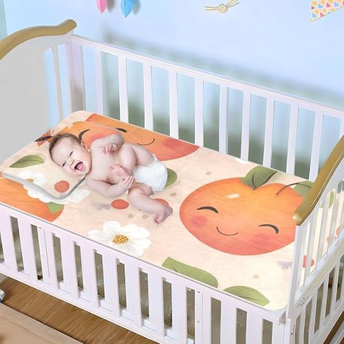 Cooling Baby Mattress Pad Protector 28x52 Reusable