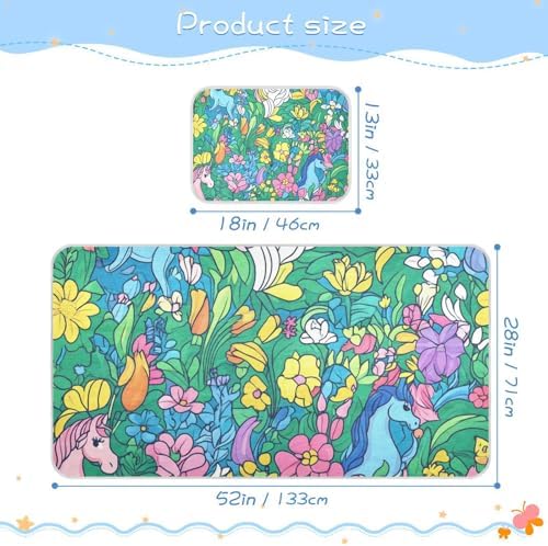Cooling Baby Crib Mattress Pad 28x52in with Elastic Band