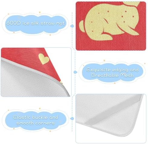 Cooling Rabbit Mattress Protector 28x52inch for Baby and Kids