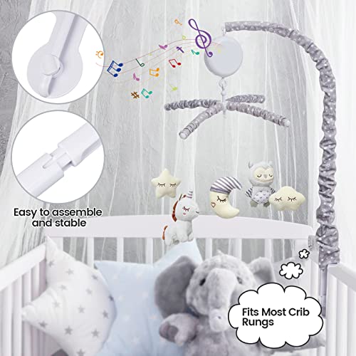 ThinkMax Baby Crib Mobile with Music and 36 Lullabies