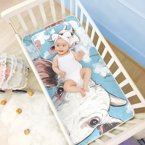 Cooling Baby Mattress Pad 28x52 Reusable for Crib and Toddler