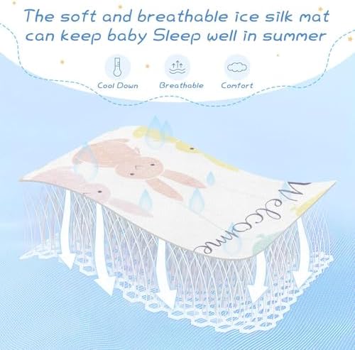 Cooling Baby Mattress Pads 28x52 Ultra Soft for Kids and Adults