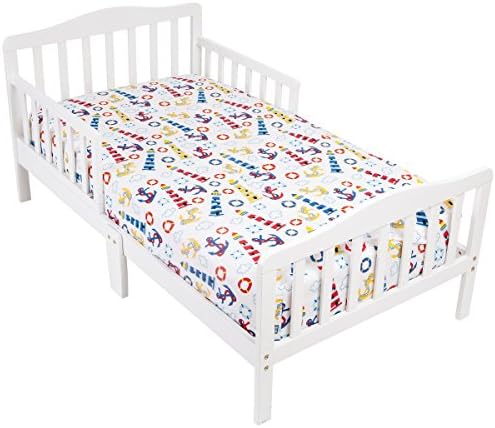 Mellanni Toddler 3-Piece Light House Bedding Set