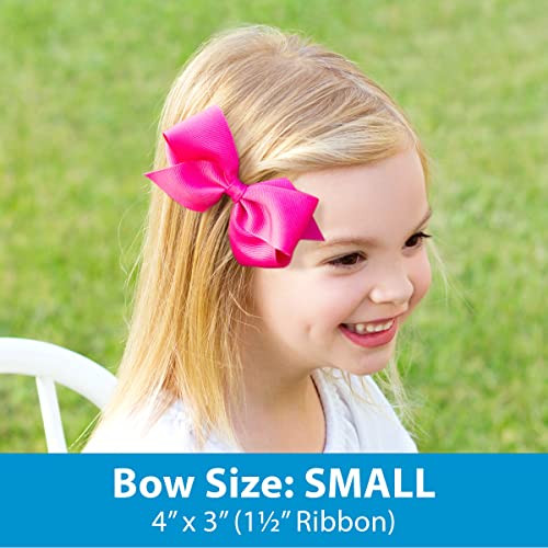 Wee Ones Light Pink Hair Bowtie for Baby Girls 6-24 Months