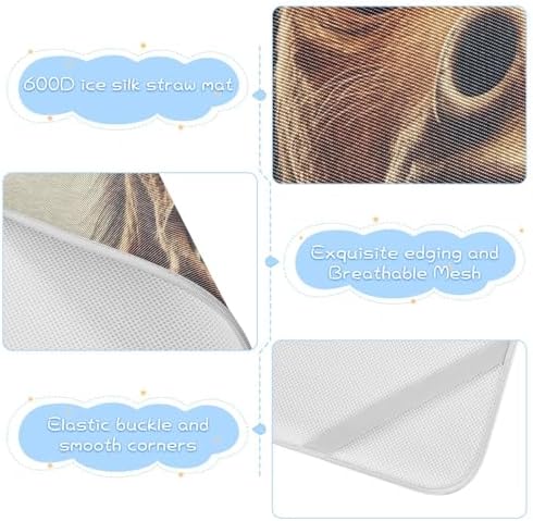 Cooling Funny Horse Design Baby Mattress Pad Protector 28x52 Reusable