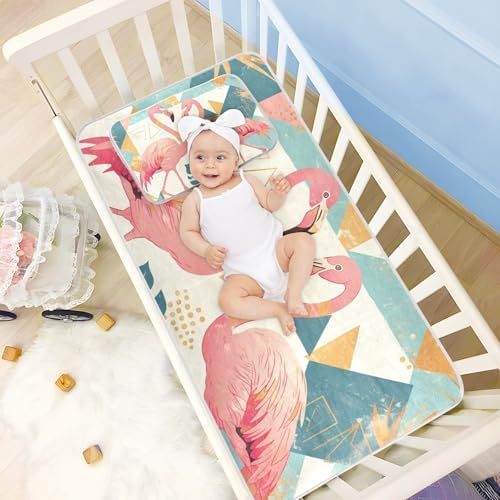 Cooling Baby Mattress Pad with Breathable Design 28x52