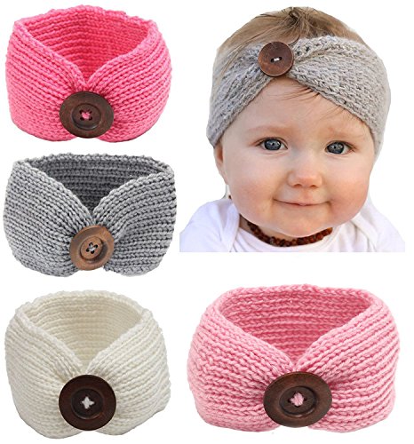 QandSweet Baby Hair Headbands for 0-6 Years