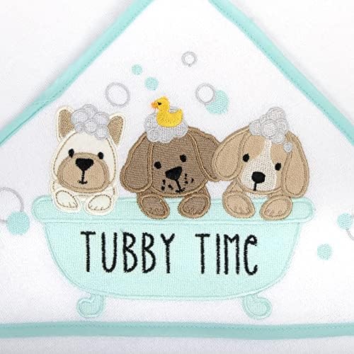 Baby Hooded Towel and Washcloth Set for 6-12 Months