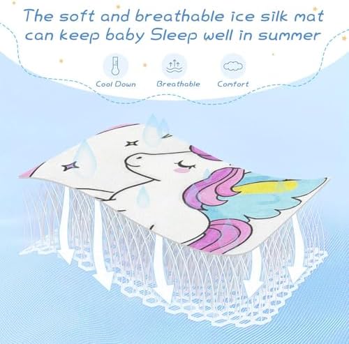 Welcome Home Cooling Baby Mattress Pad Protector 28x52