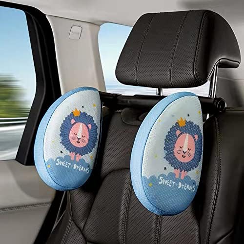 LANGTYNE Cartoon Car Neck Pillow for Kids Adults