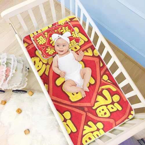 Cooling Baby Mattress Pad Waterproof 28x52 Breathable Crib Bumper Pad for Kids