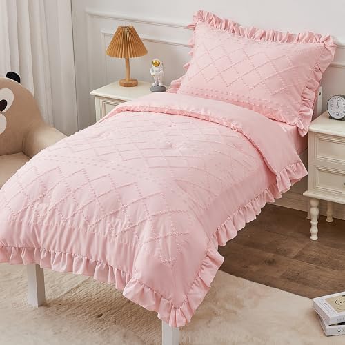 Cozyholy 4 Piece Boho Toddler Bedding Set