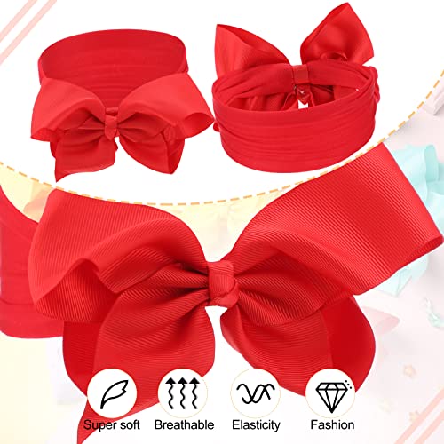 Hoteam 50 Pcs Soft Baby Girls Headband Bows