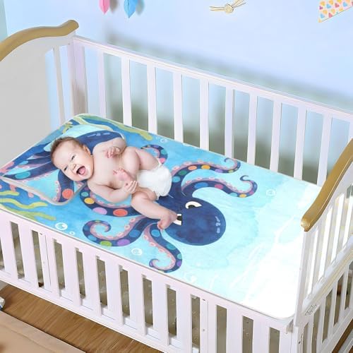 Cooling Marine Animal Mattress Pad Protector 28x52