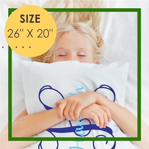 Personalized Monogrammed Baby Pillowcase for Kids Room Decor
