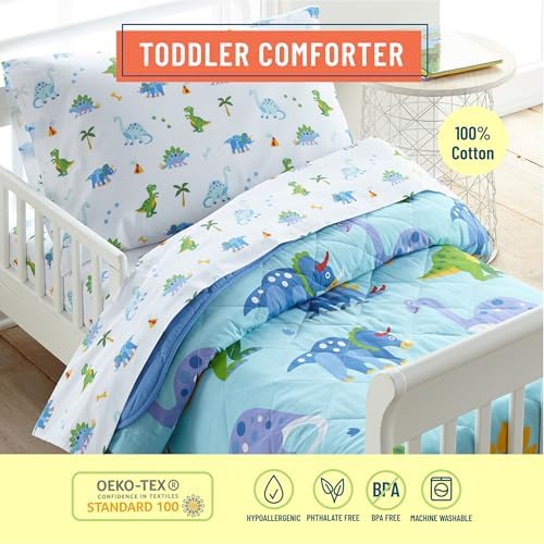 Wildkin Kids Cotton Dinosaur Land Comforter Set