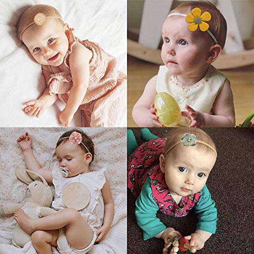 JIAHANG 10PCS Baby Girls Hair Bow Headbands