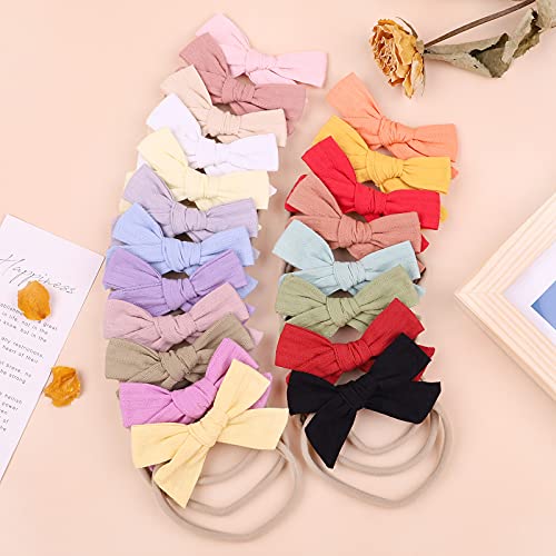 15 PCS Baby Girls Headbands with Bows Hair Accessories