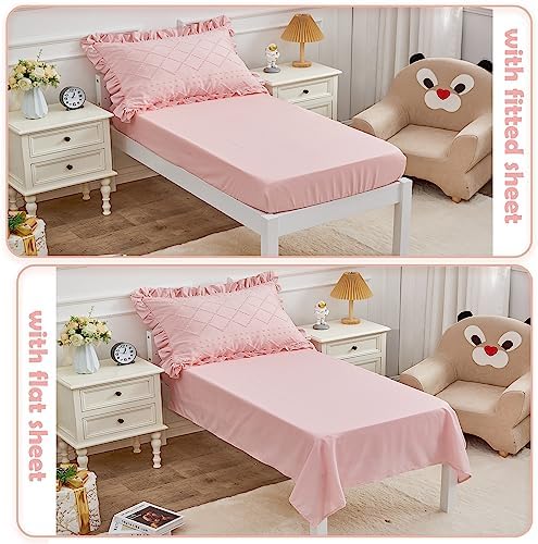 Cozyholy 4 Piece Boho Toddler Bedding Set