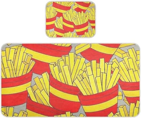 Cute Cartoon Food Fries Cooling Baby Mattress Pad 28x52