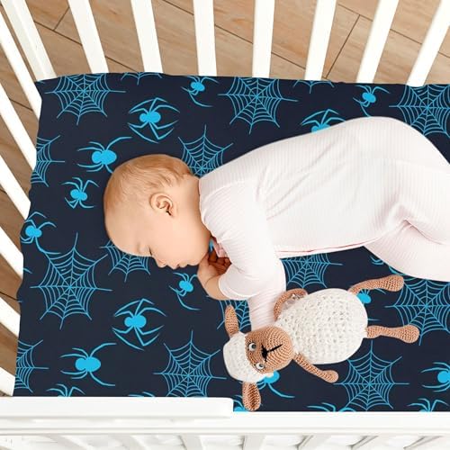Qilmy Halloween Fitted Crib Sheet Soft Breathable