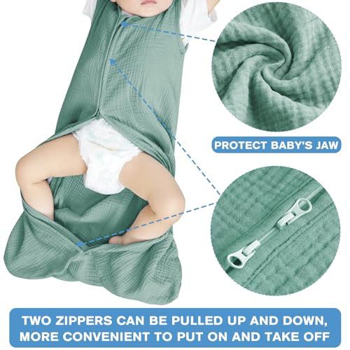 2 Pack Baby Sleep Sack 12-18 Months Organic Cotton