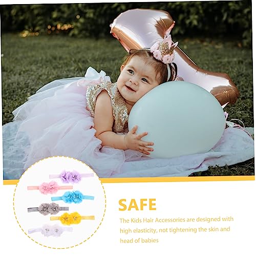 ERINGOGO 6Pcs Elastic Headbands for Baby and Kids