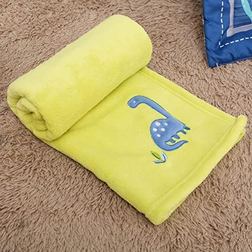 8-Piece Dinosaur Crib Bedding Set for Baby Boys