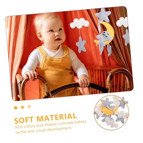 Kisangel Crib Mobile with Felt Animals
