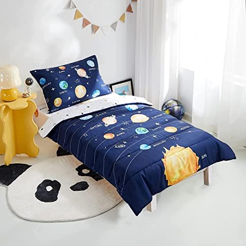 PINNKKU Solar System Toddler Bedding Set 1