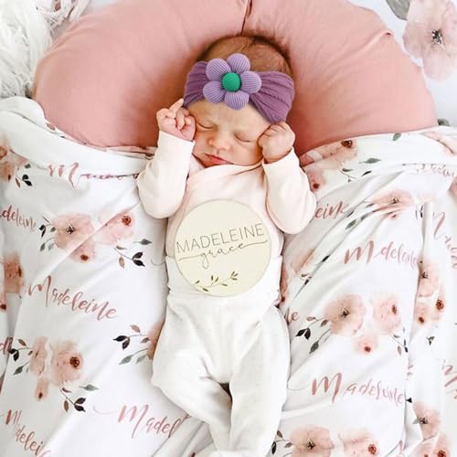 AQOKKA Baby Flower Headband with Color Options