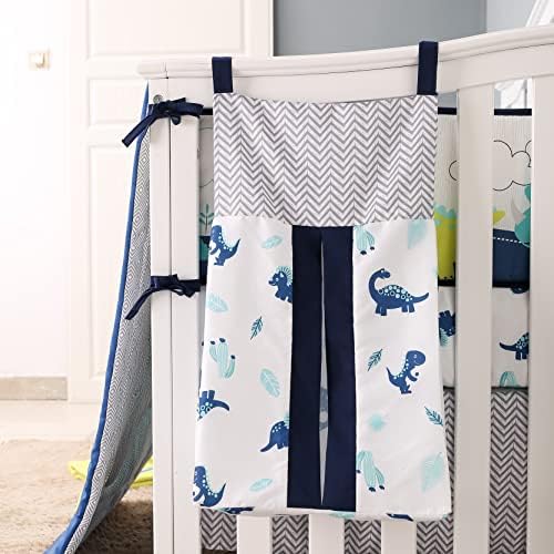 8-Piece Dinosaur Crib Bedding Set for Baby Boys