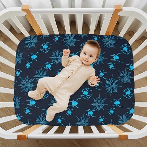 Qilmy Halloween Fitted Crib Sheet Soft Breathable