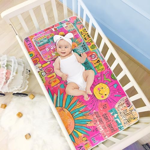 Cooling Baby Crib Mattress Pad 28x52 Ultra Soft Disposable