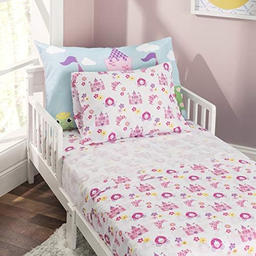 EVERYDAY KIDS 2-Pack Travel Pillowcases 14x20 Princess Storyland