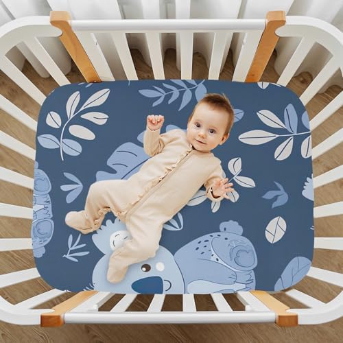Wajiw Crib Sheets for Girls and Boys Soft Breathable Fitted Sheets