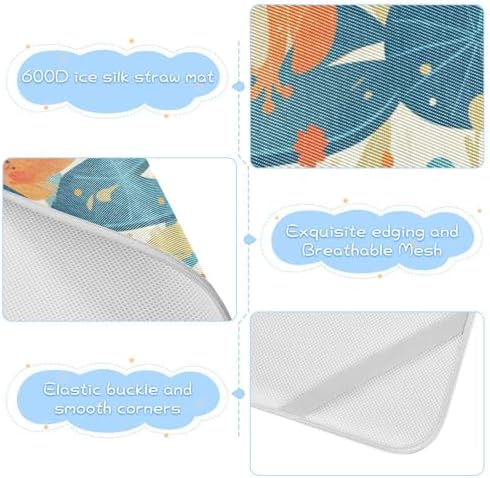 Fresh Spring Cute Frogs Cooling Baby Crib Mattress Pad 28x52