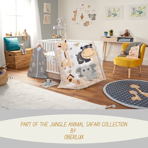Oberlux Musical Baby Crib Mobile - Jungle Animal Theme