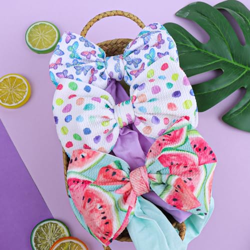 Lanmerry Valentines Day Big Baby Girl Hair Bows