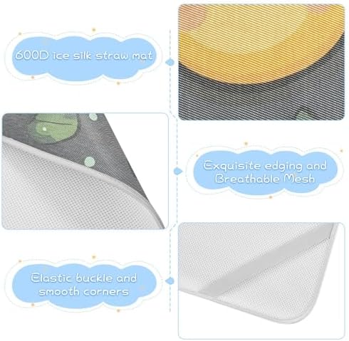 Cooling Baby Crib Mattress Pad 28x52 Ultra Soft Padded